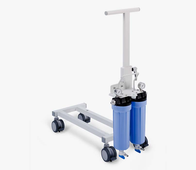 Soporte móvil S con prefiltro doble de Fresenius Medical Care